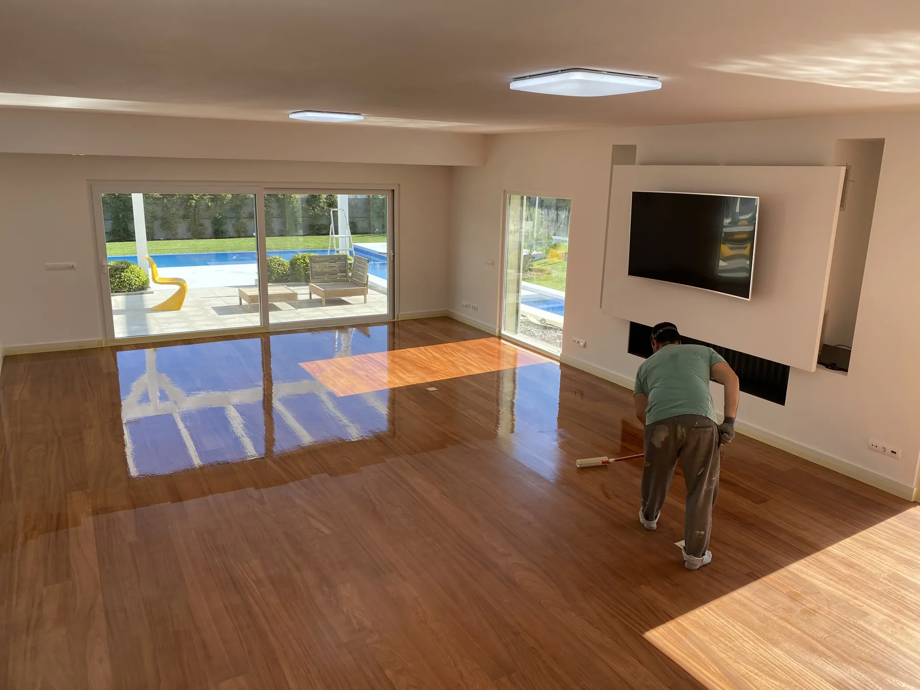 Hardwood Living Room